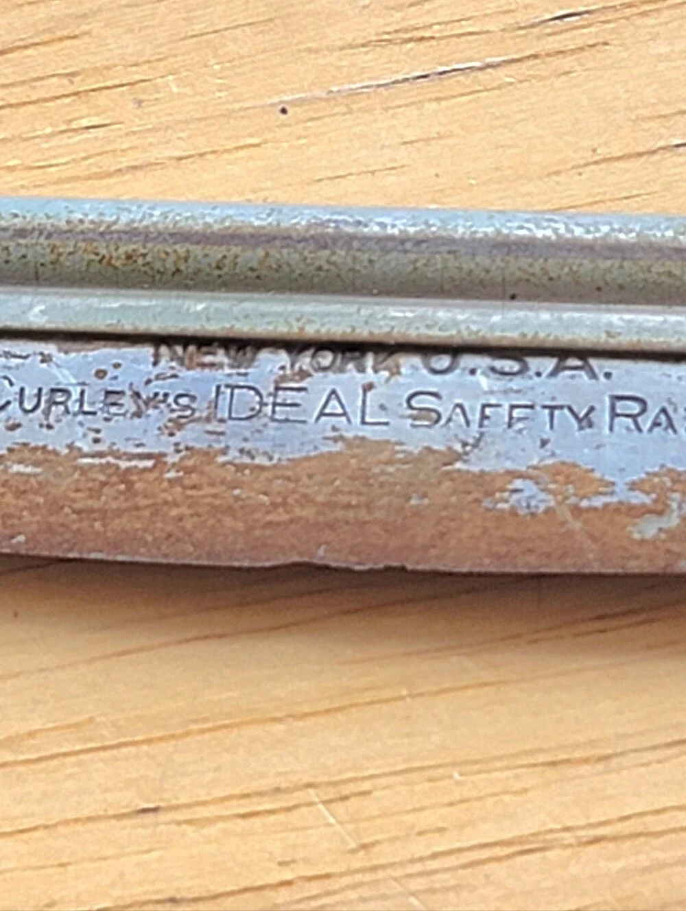 Antique Rare Curley's Ideal Safety Razor 1800's-1920's Straight Razor